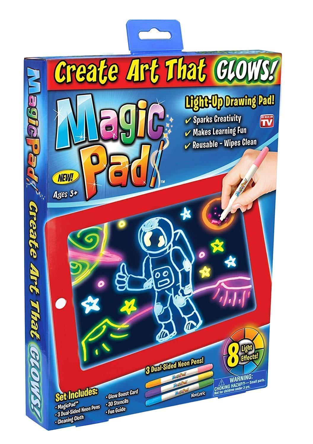 Light Up LED Magic Sketch Pad for Kids | Fun Creative Drawing Toy