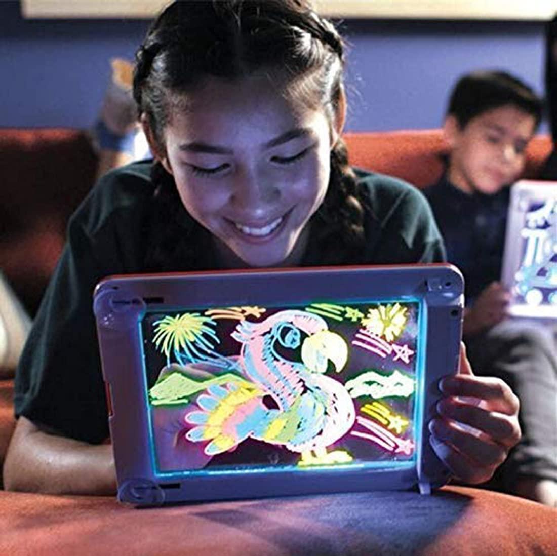 Light Up LED Magic Sketch Pad for Kids | Fun Creative Drawing Toy