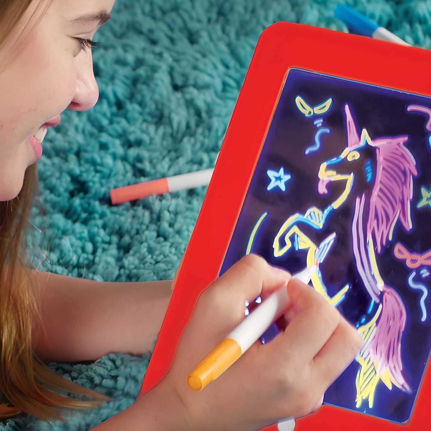 Light Up LED Magic Sketch Pad for Kids | Fun Creative Drawing Toy