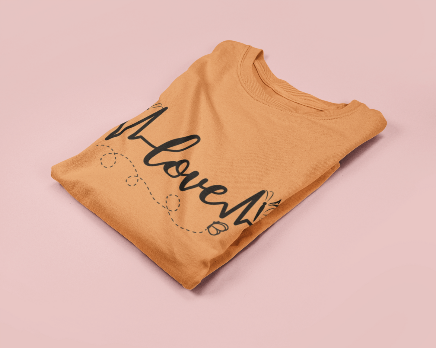 Women's Graphic T-Shirt – "Love" Heartbeat Design