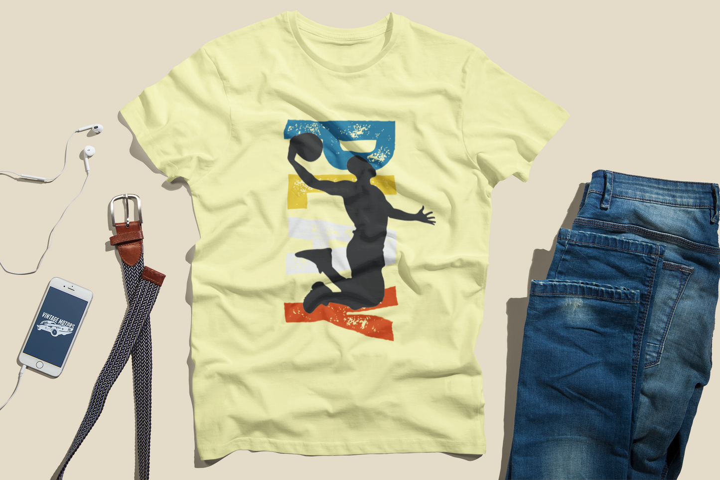 “PLAY” Graphic T-Shirt - yellow