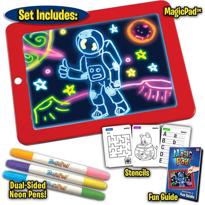 Light Up LED Magic Sketch Pad for Kids | Fun Creative Drawing Toy