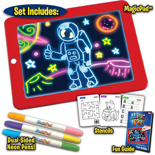 Light Up LED Magic Sketch Pad for Kids | Fun Creative Drawing Toy