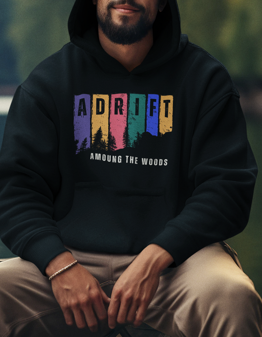 Adrift Among the Woods Graphic Tee – Men's Adventure T-Shirt | Nature-Inspired Outdoor Shirt