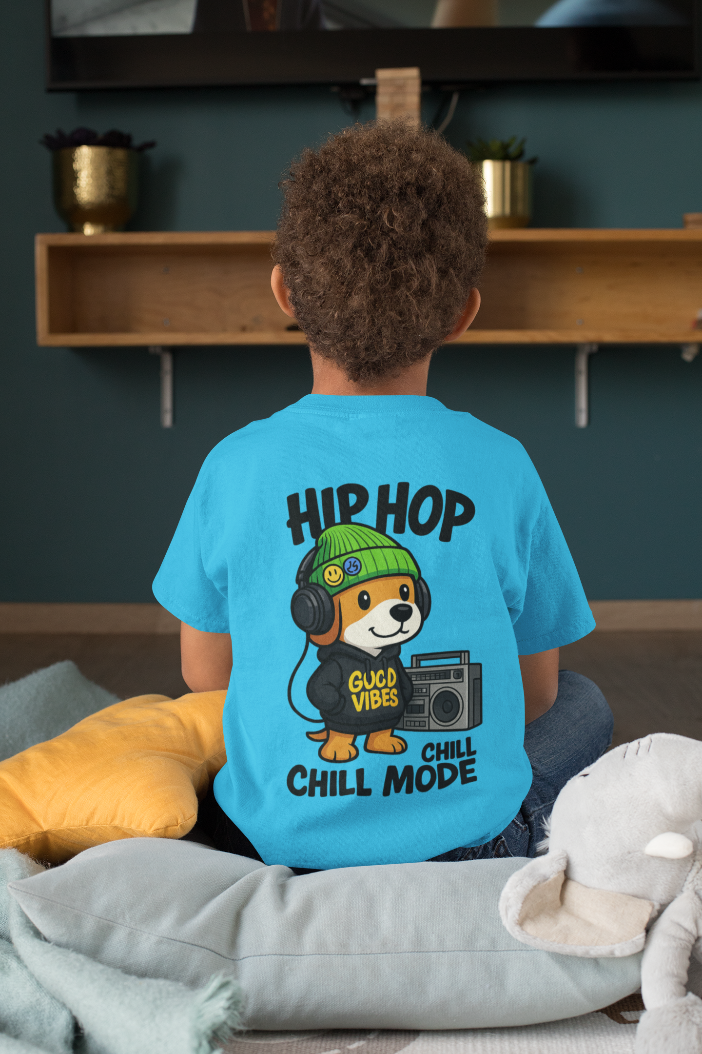 Cute Streetwear Puppy | blue