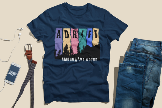 Adrift Men's Adventure T-Shirt - Navy