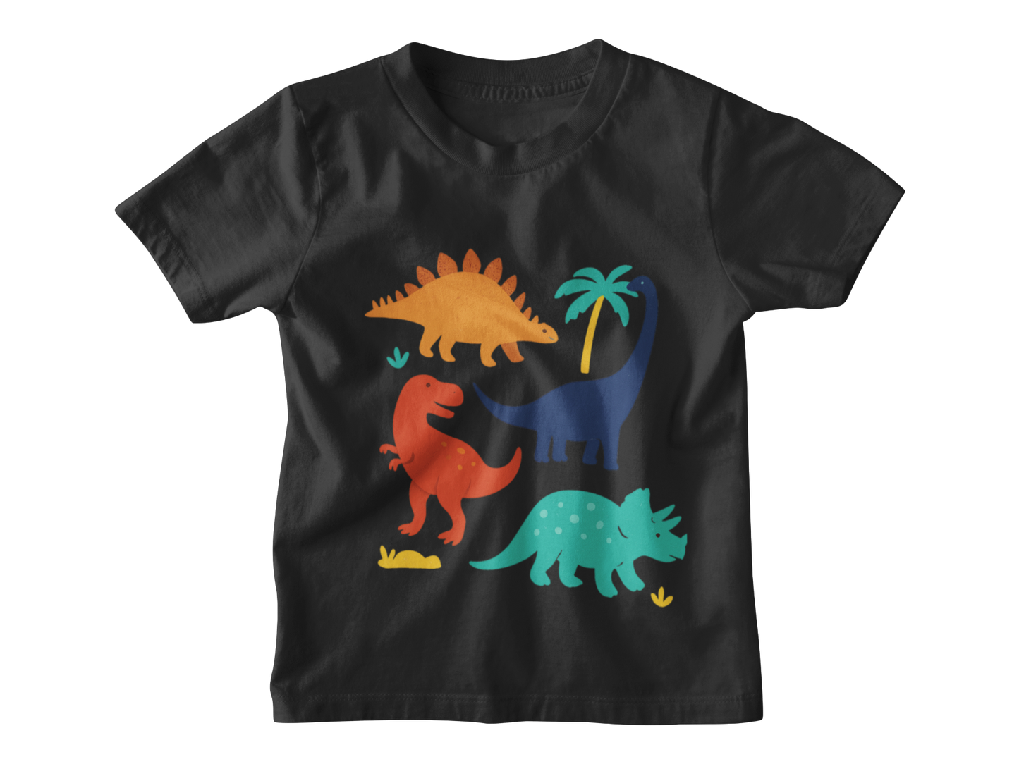 Kids Dinosaur T-Shirt | Black