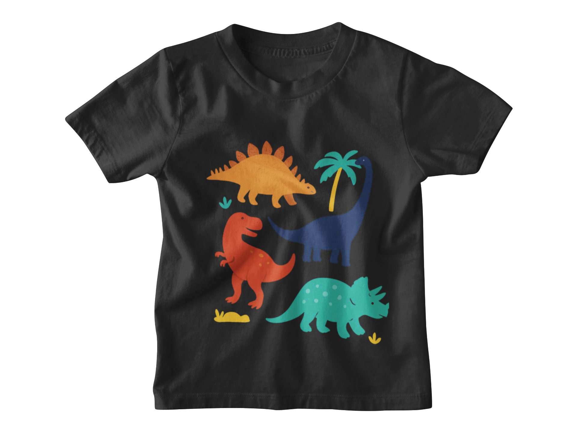 Kids Dinosaur T-Shirt | Black