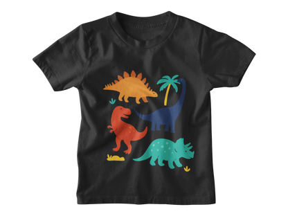 Kids Dinosaur T-Shirt | Black