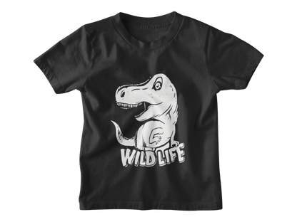 Cute Dinosaur T-Shirt - Black