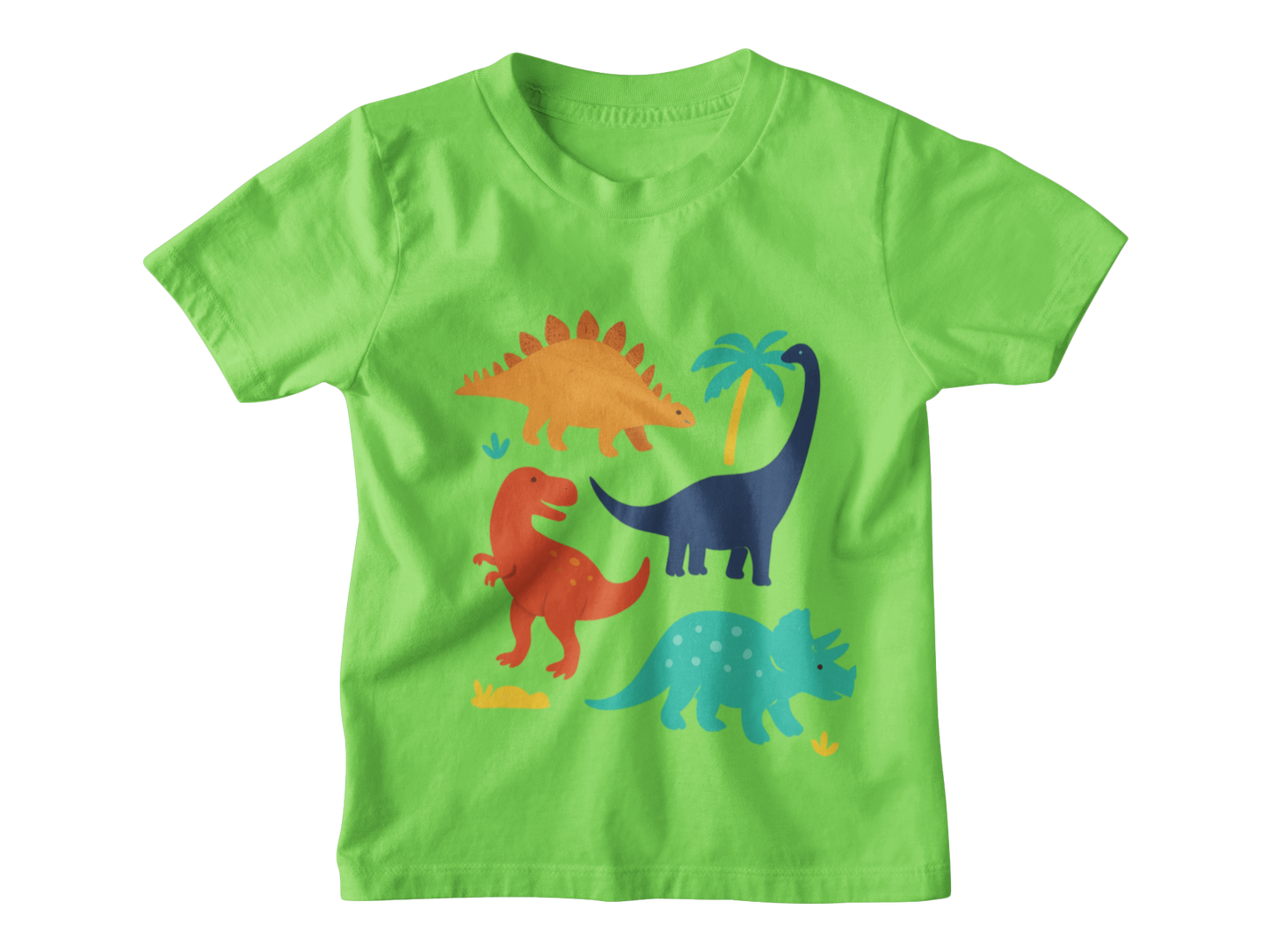 Kids Dinosaur T-Shirt | Green