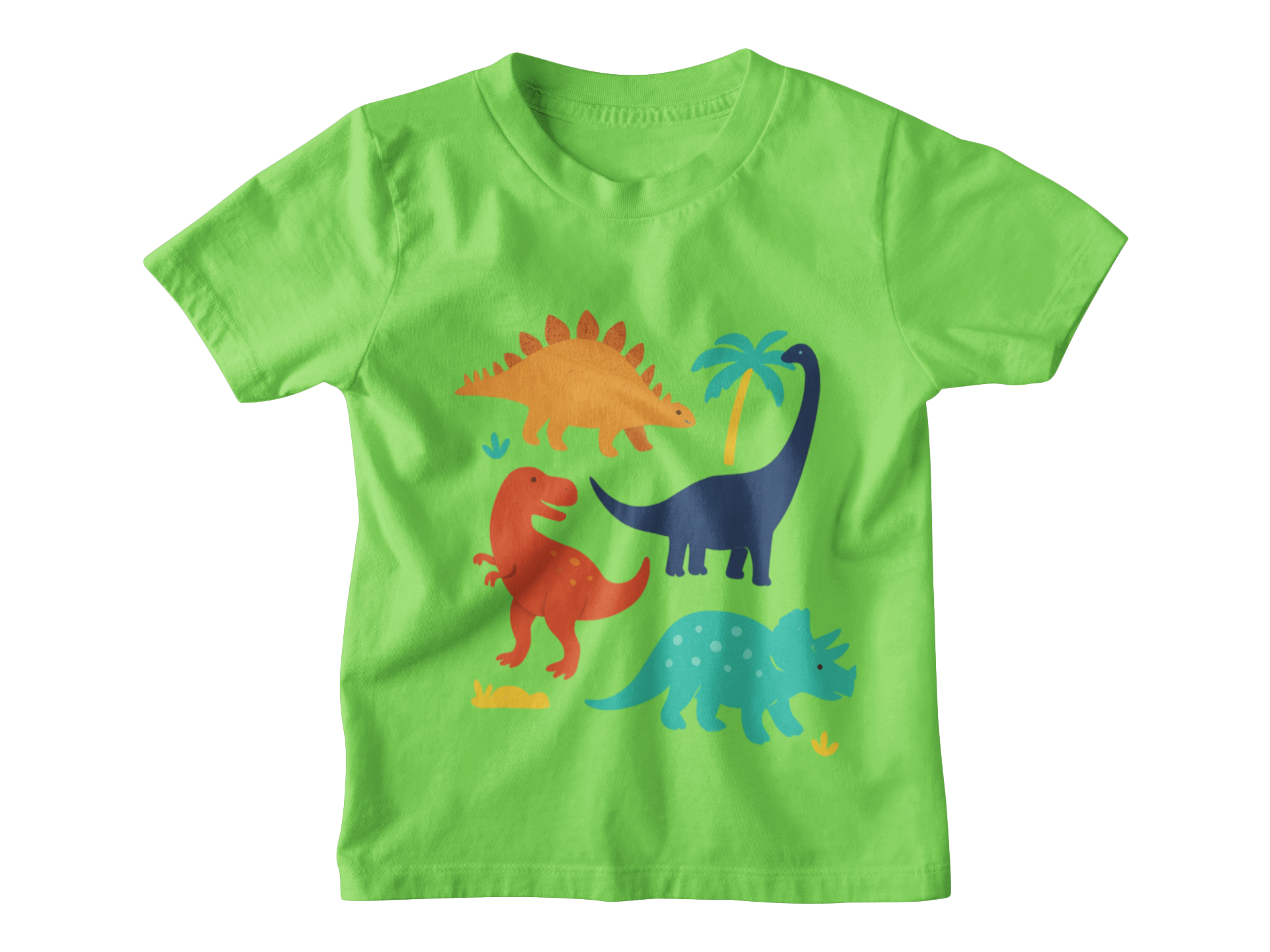 Kids Dinosaur T-Shirt | Green