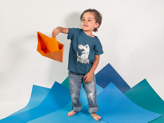 Cute Dinosaur T-Shirt - Navy