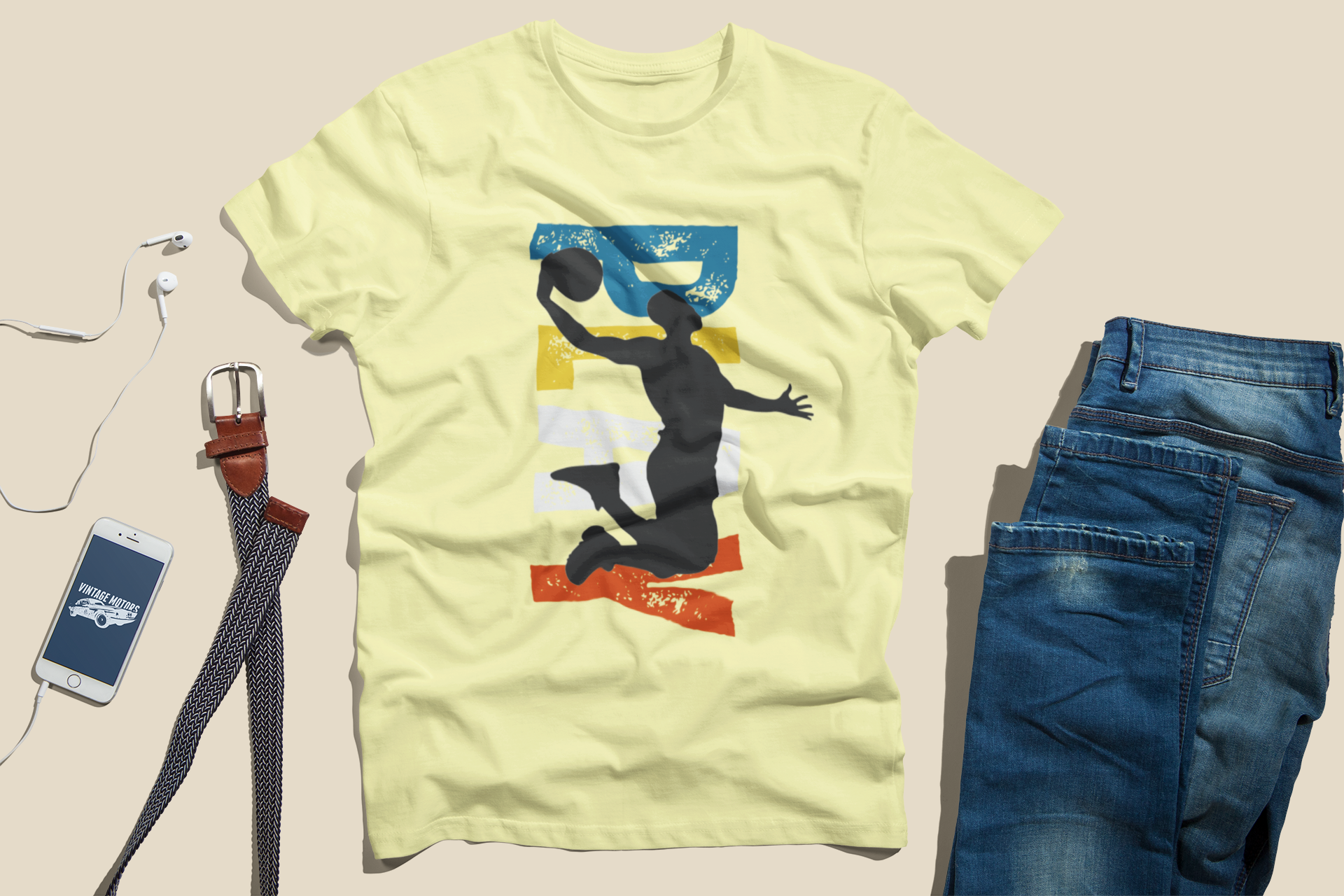 “PLAY” Graphic T-Shirt - yellow