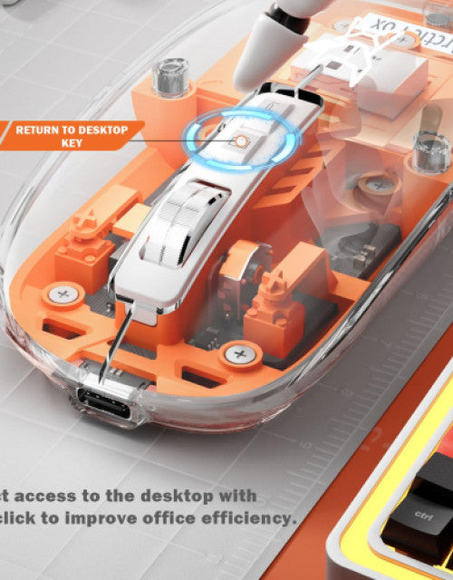 wireless mouse - Orange